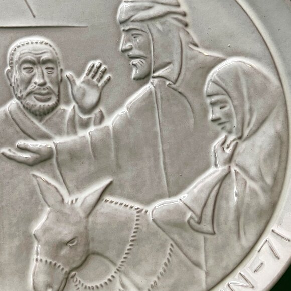 Frankoma Annual Christmas Story Plates 1971 1993 Religious Nativity Art Pottery - Picture 6 of 14